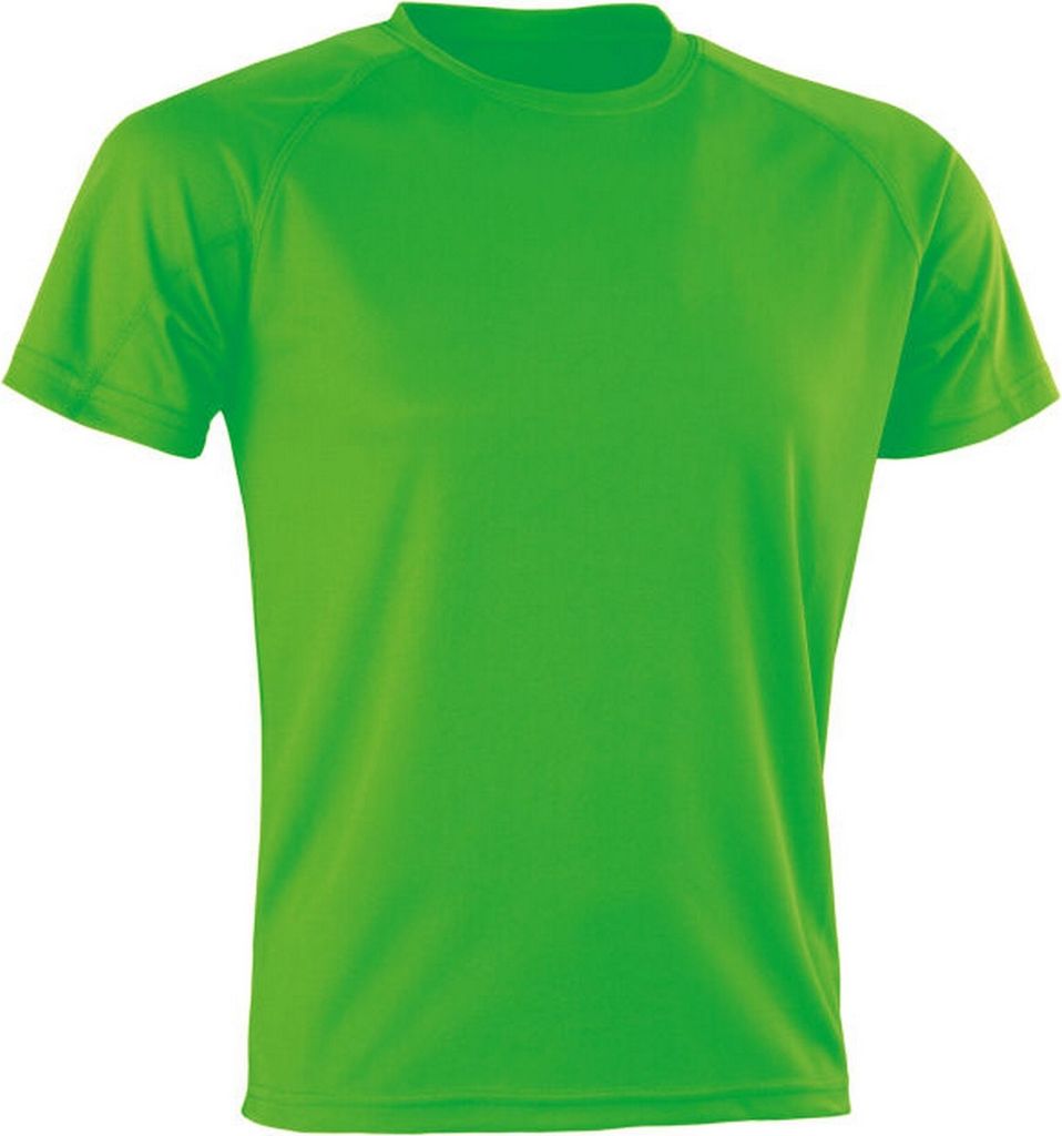 Spiro - "Impact Aircool" T-Shirt für Herren BC4856 (XS) (Fluoreszierendes Grün)