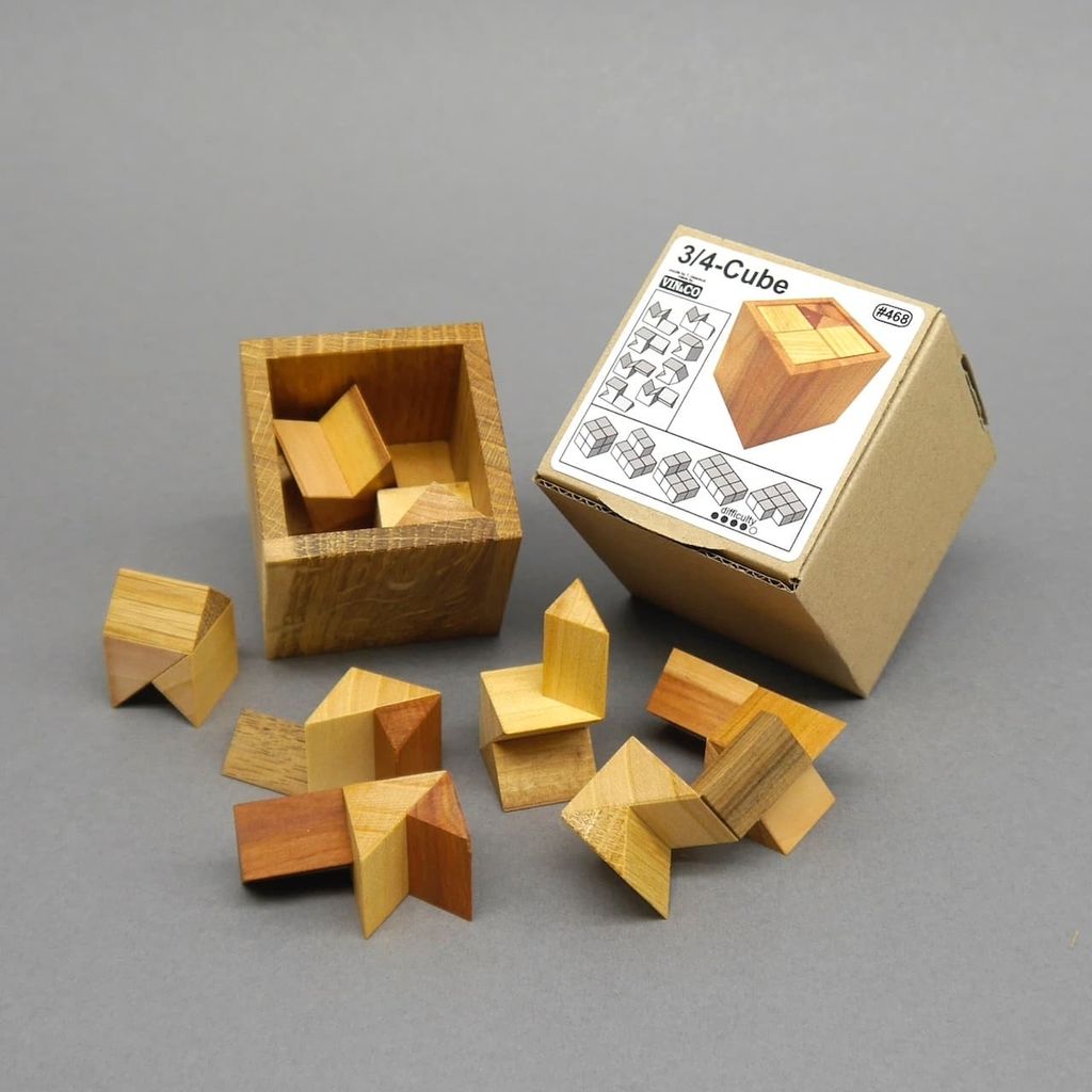 3/4 Cube - hochwertiges Denkspiel aus 8 unkonventionell Produktbild 