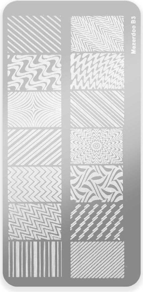 Mezerdoo B3 Musterstempelplatte