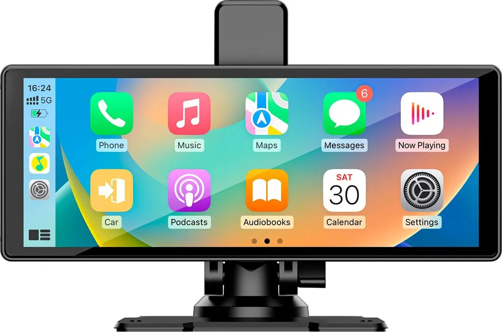Kruger&Matz KM2021 Écran LCD Android Auto et Apple CarPlay sans Fil