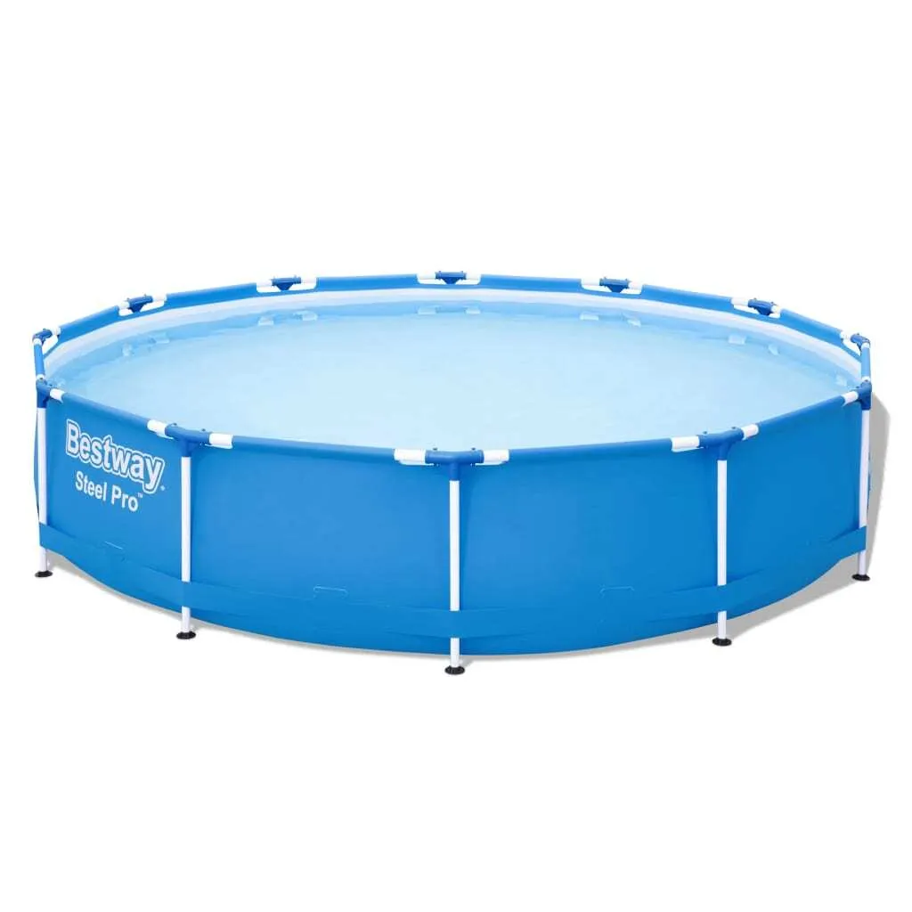 Piscine Steel Pro 366x76 cm - Montage Facile sans Outils et Liner Renforcé