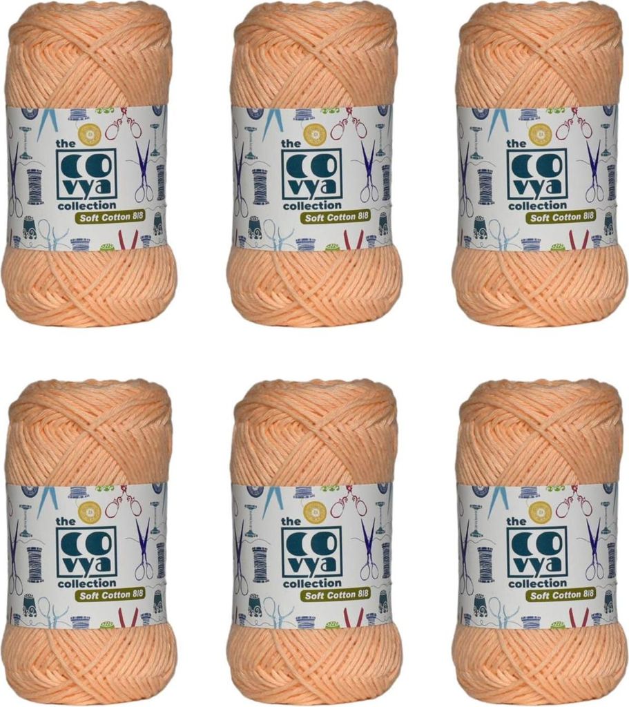 8-8 Ply 100% Baumwollgarnbälle zum Stricken, Häkeln, für Wohnkultur, Schals, Quasten, Thea-Untersetzer, Handschuhe, Kleidung, handgemachte Proje...