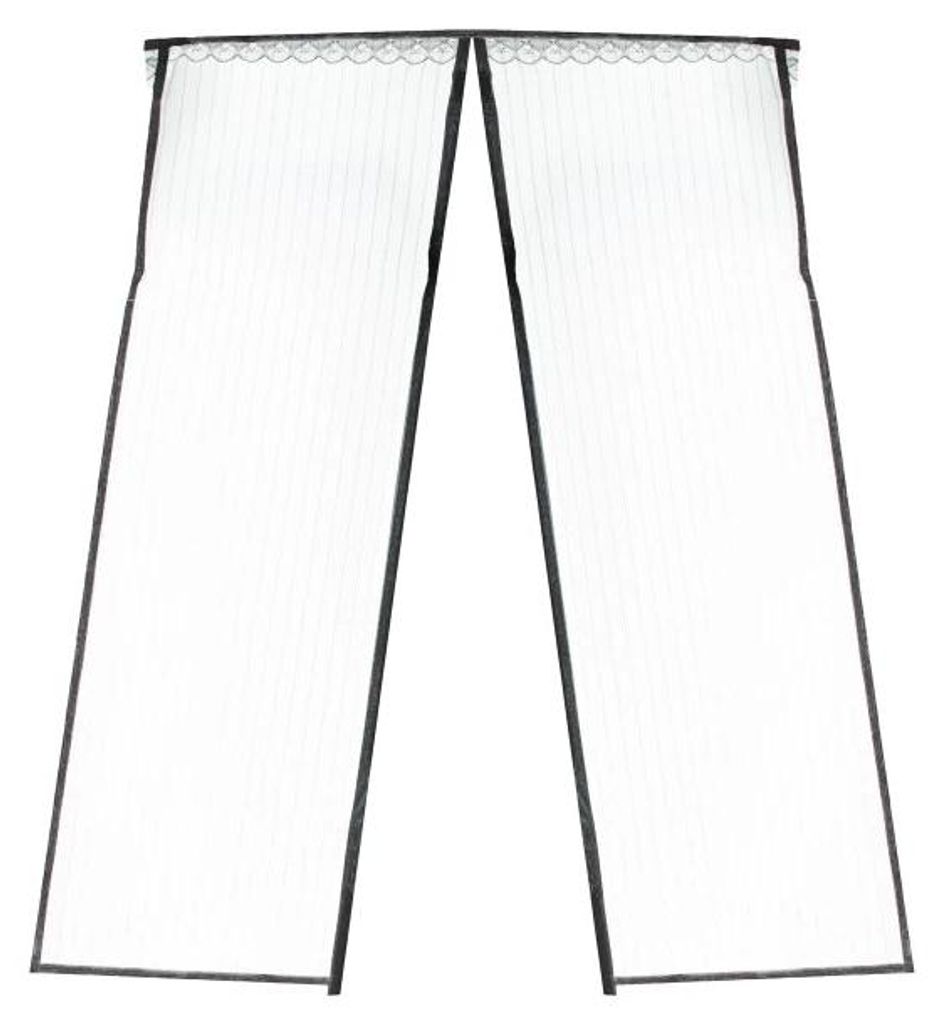 KIK KX6127 Muggennet voor deuren met magneten, 160 x 230 Productafbeelding 