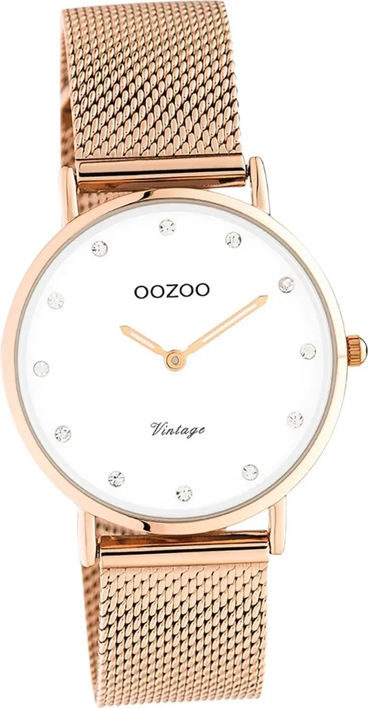 Orologio Unisex Oozoo C20243 Vintage - Regalo in Acciaio Oro Rosa
