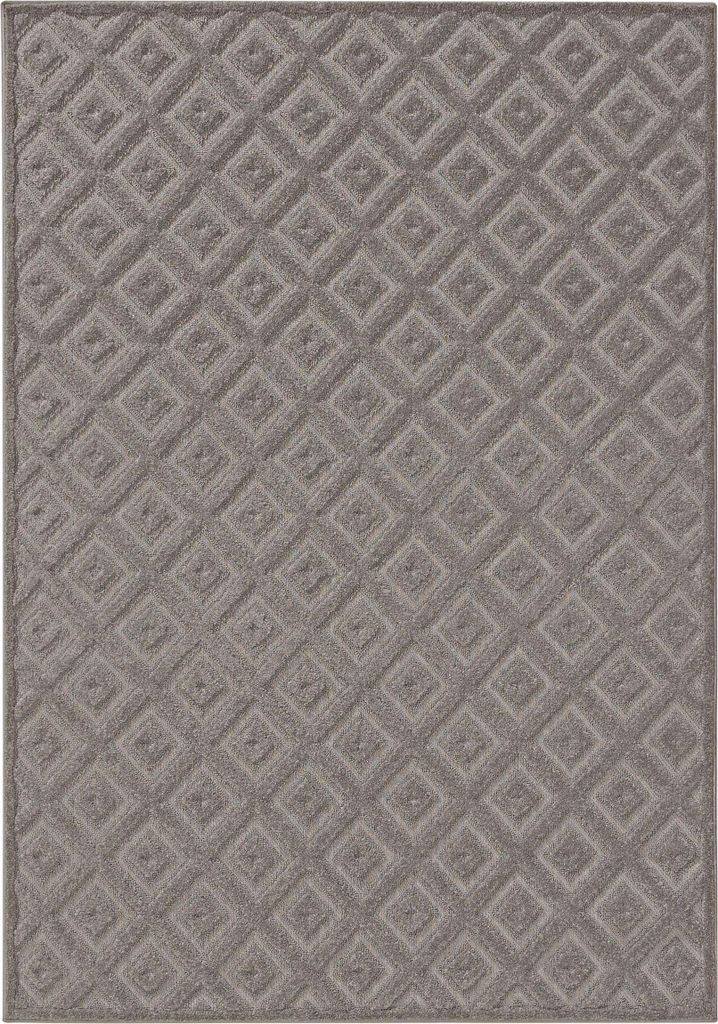 benuta Teppich Wohnzimmer Leo Hellgrau 200x290 cm Produktbild 