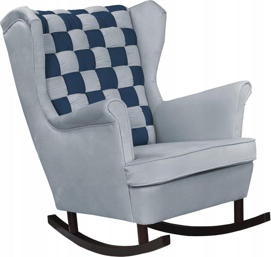 Family Meble Schaukelsessel Carol Duo Relaxsessel Skandinavisch Bequemer Ohrensessel Loungesessel Fernsehsessel Für Wohnzimmer Schlafzimmer (MO 70...
