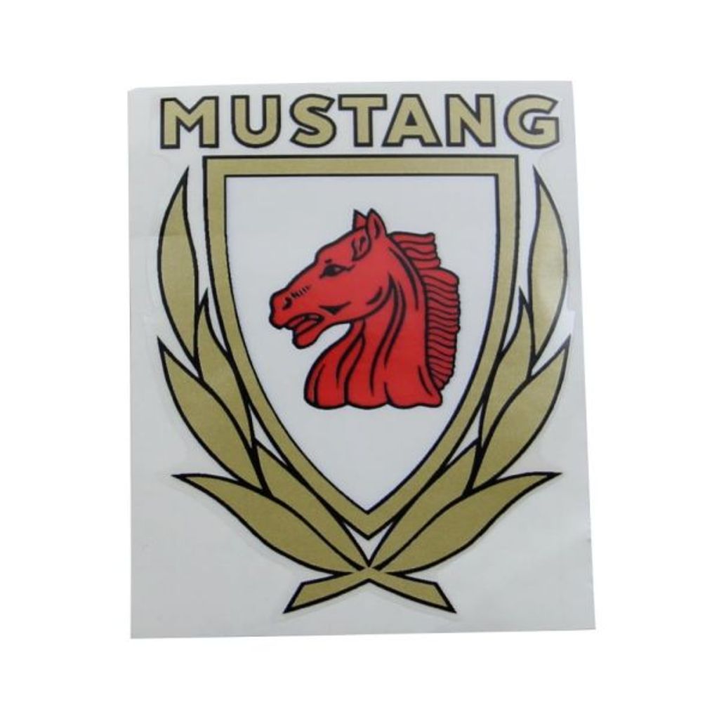 Aufkleber Tank "Logo" 58x74 mm für Mustang Cross Special B TT Super Rocket