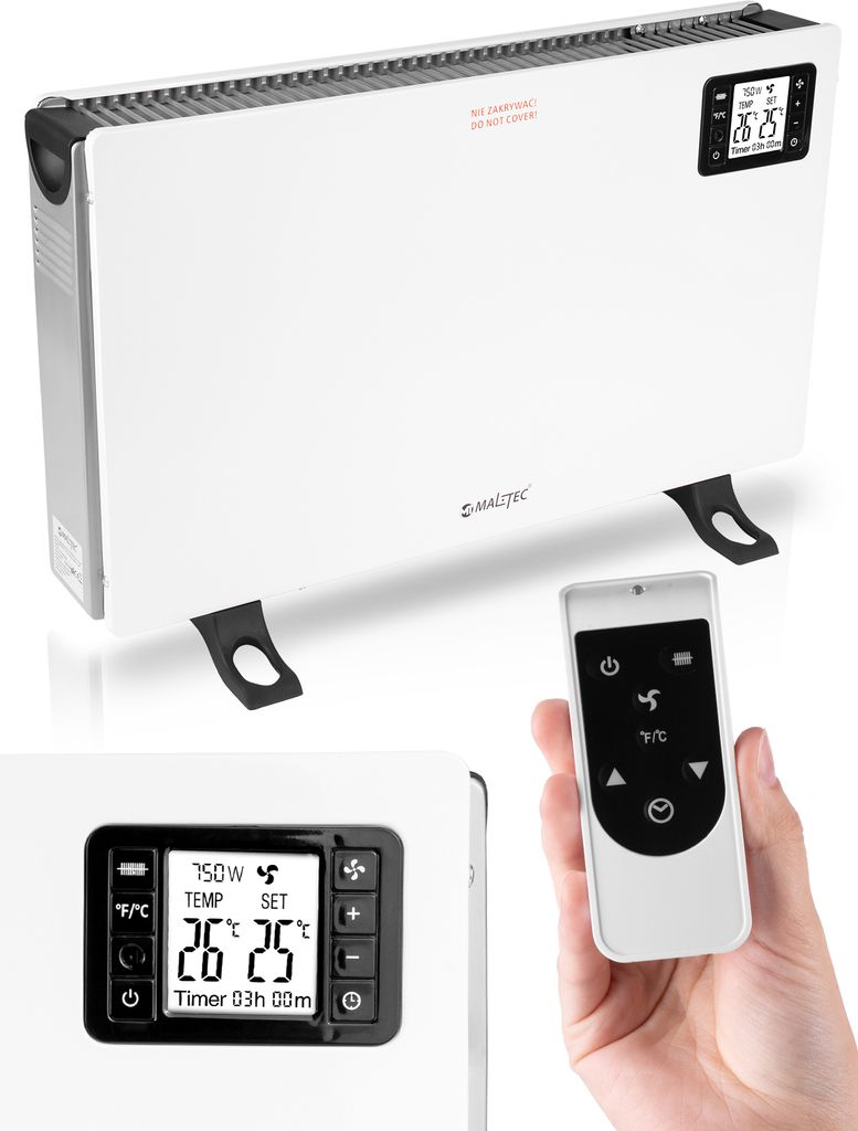 MalTec elektrický topný konvektor CH2000DW 2000W časový Obrázek produktu 1