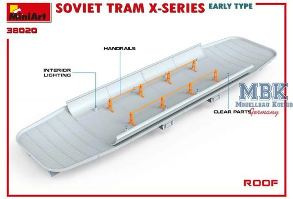 MiniArt 1:35 Sov. Tram X-Series Early Prod. Maquette Tramway Soviétique - 8