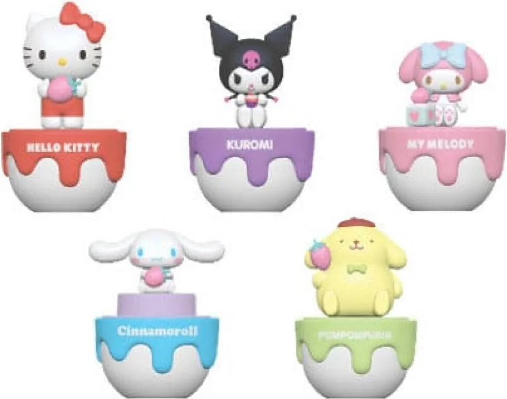 Figurines Hello Kitty 50th Anniversary 8 cm - Display Collector de 12