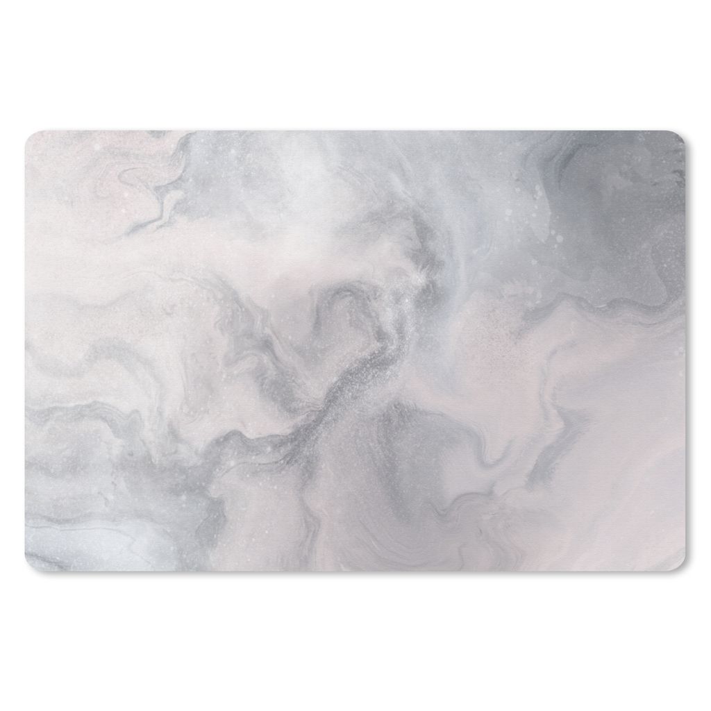 MuchoWow Schreibtischunterlage Wolken - Abstrakt - Malen 60x40 cm - XXL Mauspad - Großes Mauspad