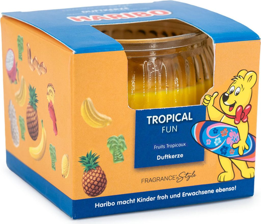 Świeczka zapachowa Haribo Tropical Fun 85g Zdjęcie produktu 