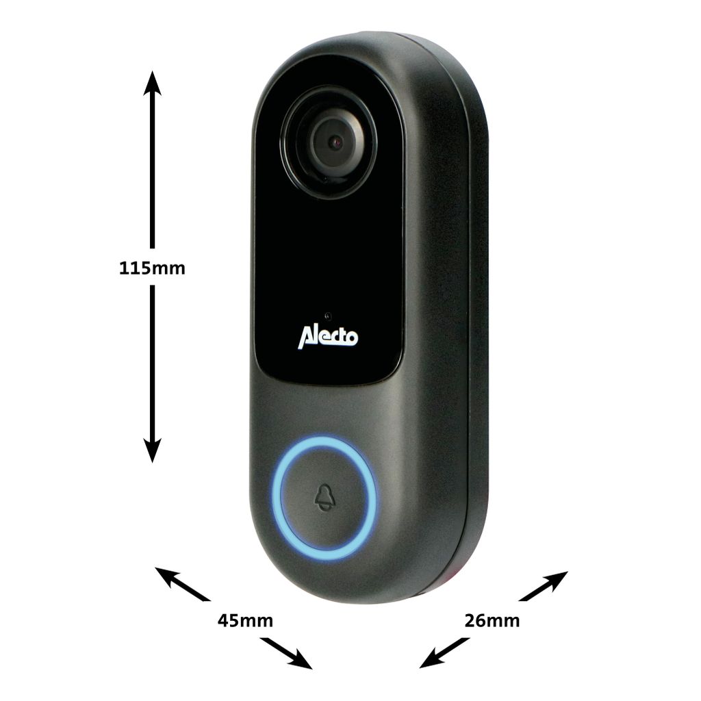 Alecto SMART-RING20 - Smarte WLAN-Türklingel mit Kamera, Produktbild 10