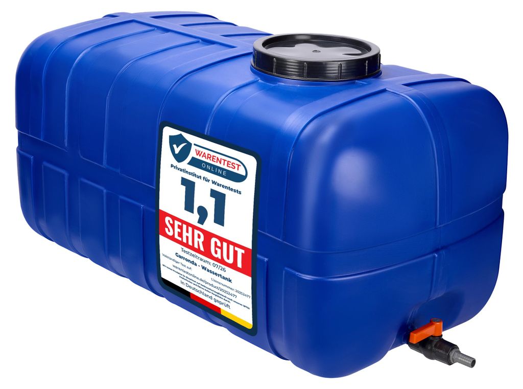 Garronda Wassertank 280 Liter Wasserbehälter mit Deckel Produktbild 