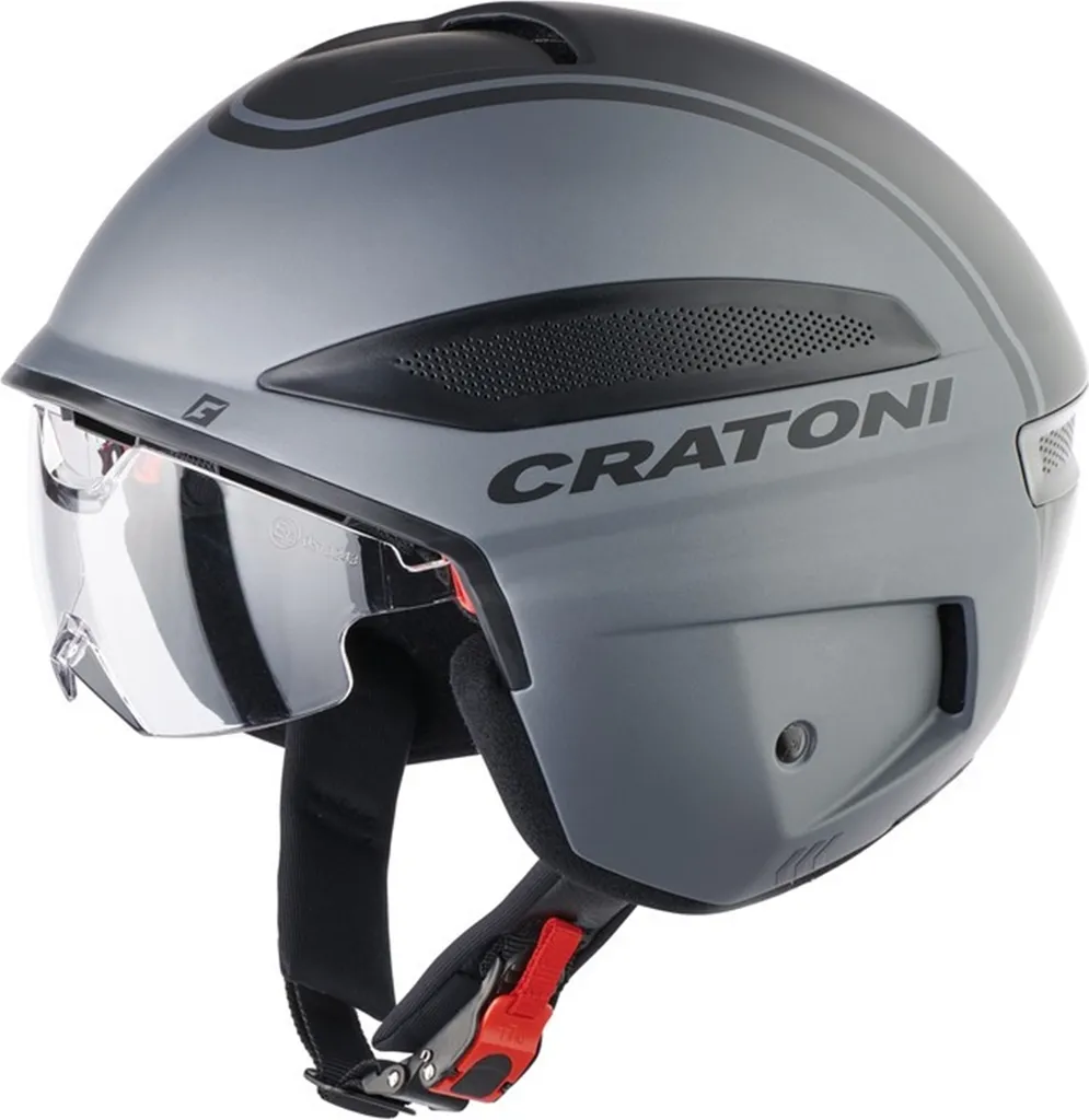 Casque vélo électrique rapide 45 km/h CRATONI Vigor avec visière intégrée