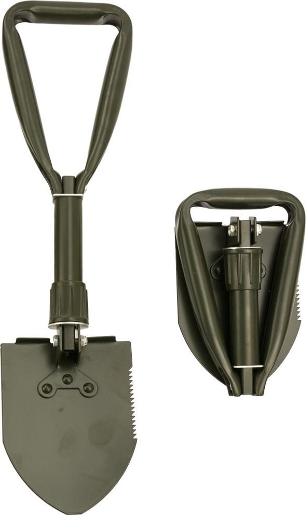 MFH Mini Klappspaten 3-teilig olive Produktbild 