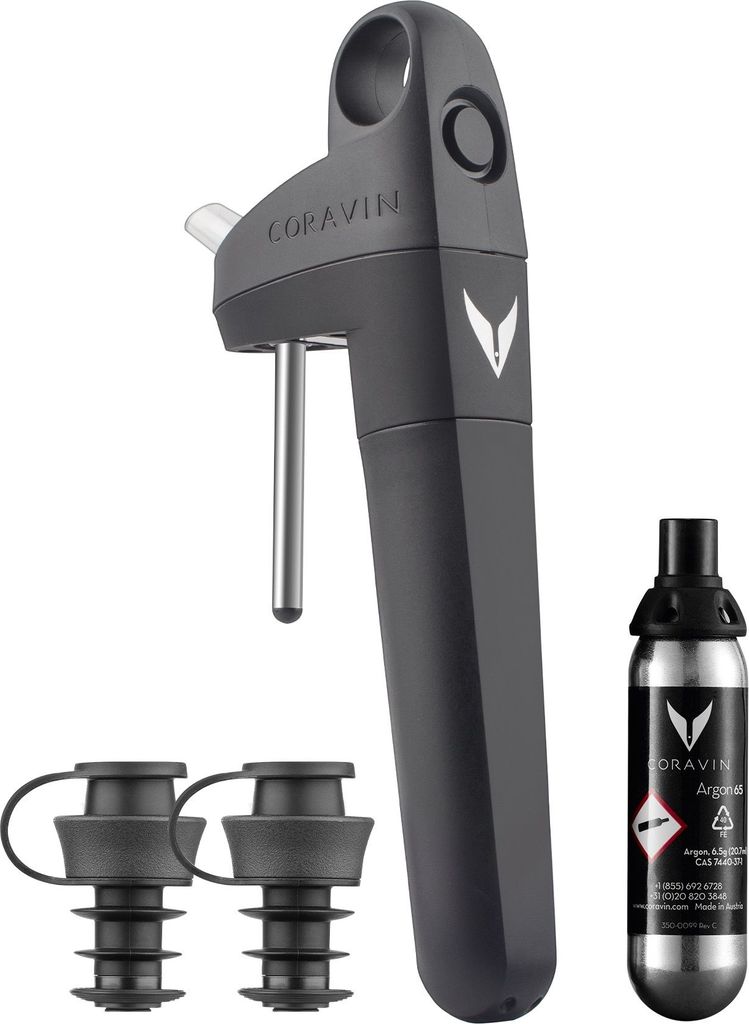 Coravin Weinsystem Pivot Scharz 4 Stück 4631003 Produktbild 