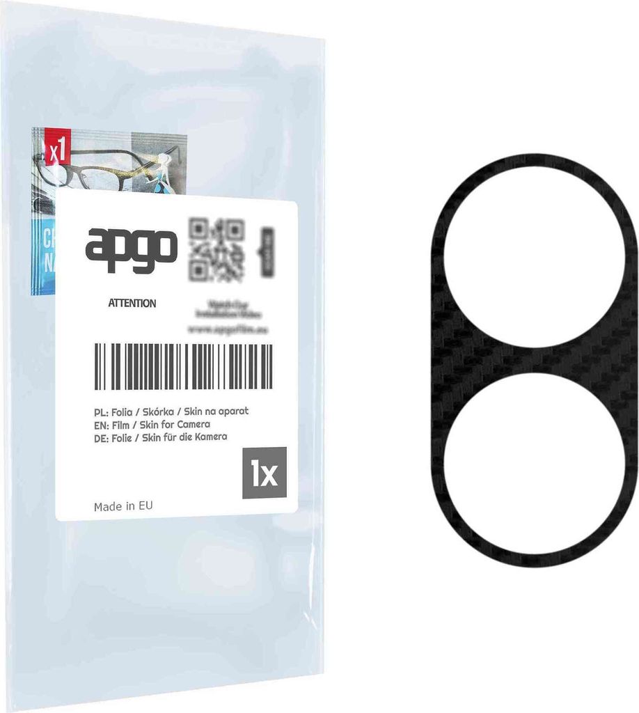 apgo Objektivschutz-Folie, Kameraschutz kompatibel mit Huawei Nova 10 SE, Carbon-Imitation, Rückseite Schutzfolie für Kamera-Insel, Hinten Folie,...