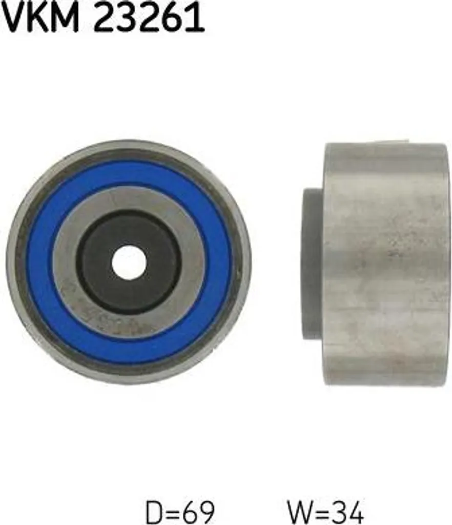 Rouleau de Guidage Robuste VKM 23261 pour Moteur S-Type, XF et XJ