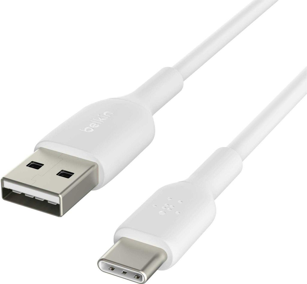 Belkin BoostCharge, 1 m, USB A, USB C, Biela Obrázok produktu 