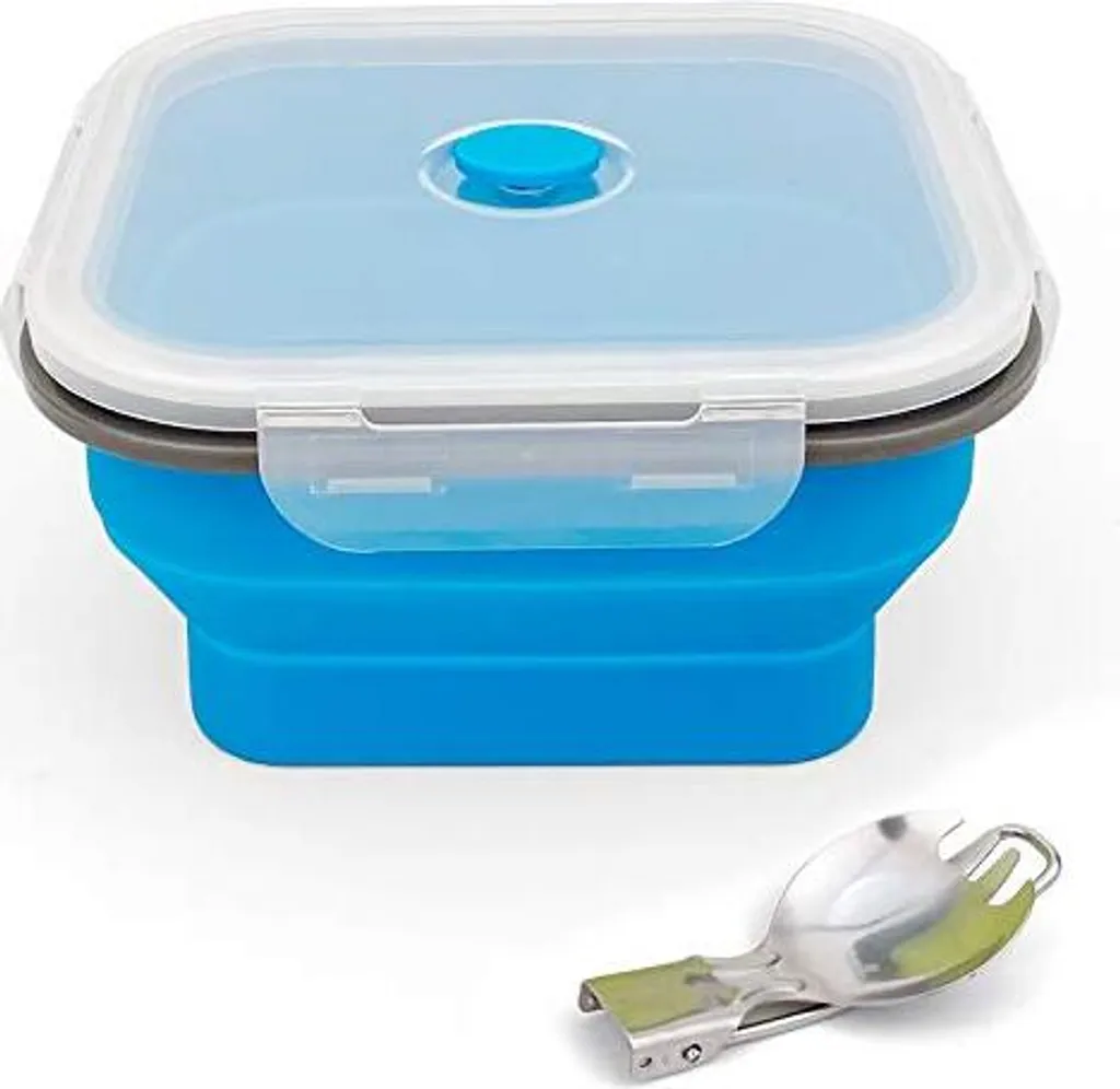 Ciotola Grande Pieghevole 1200ml Silicone Alimentare Eco-Safe