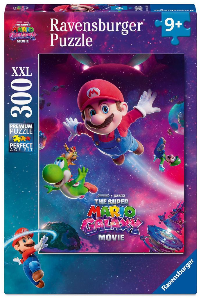 Kinderpuzzle 300 XXL Teile - Neue Abenteuer von Super Mario Produktbild 