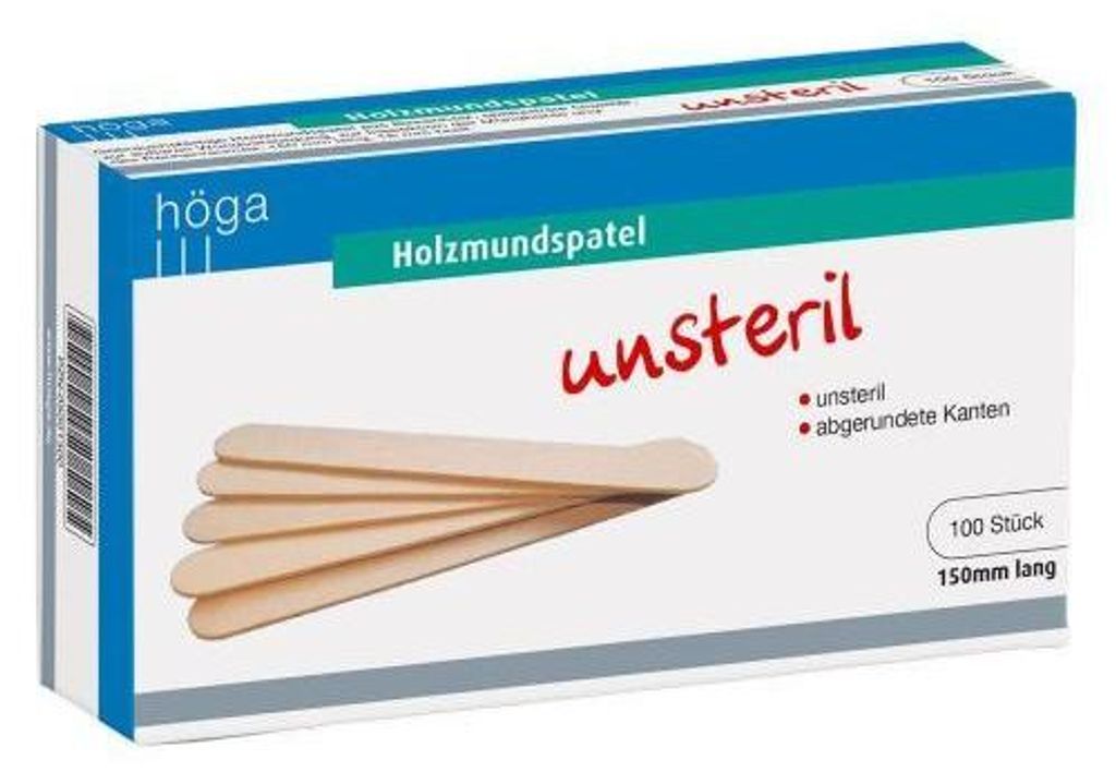 Holzmundspatel 150mm unsteril Höga 100 St