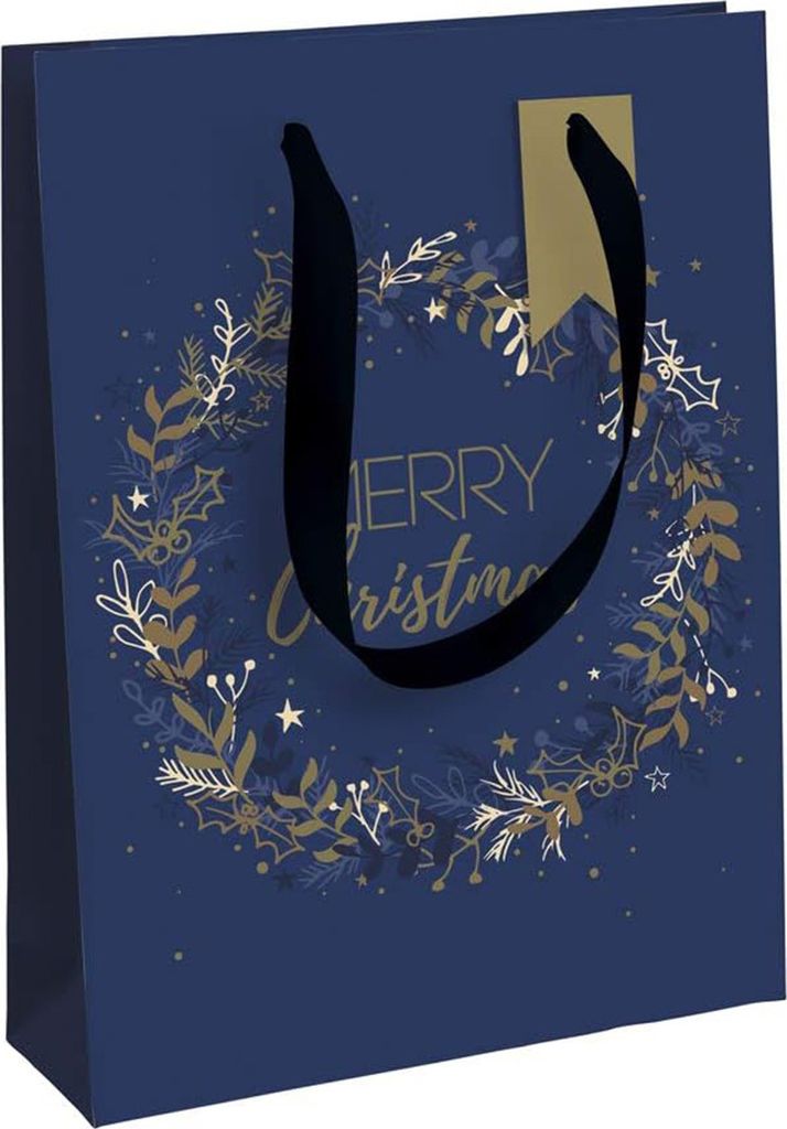 Clairefontaine Weihnachts-Geschenktüte "Sternnacht" mittel Produktbild 1