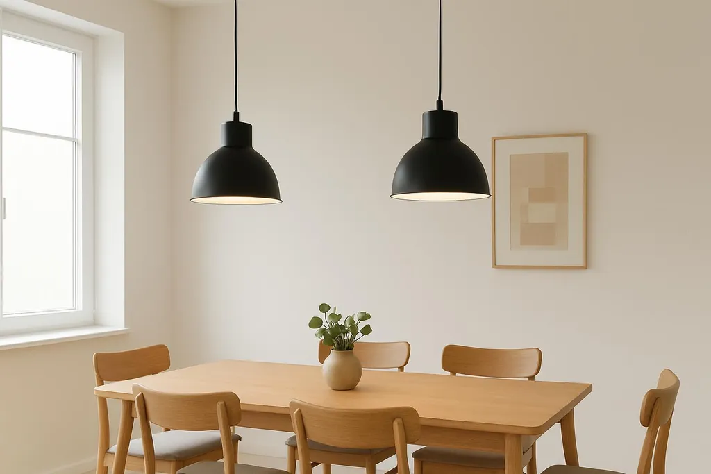 Lampadario Moderno Braytron Nero Rotondo E27 | Design Soggiorno