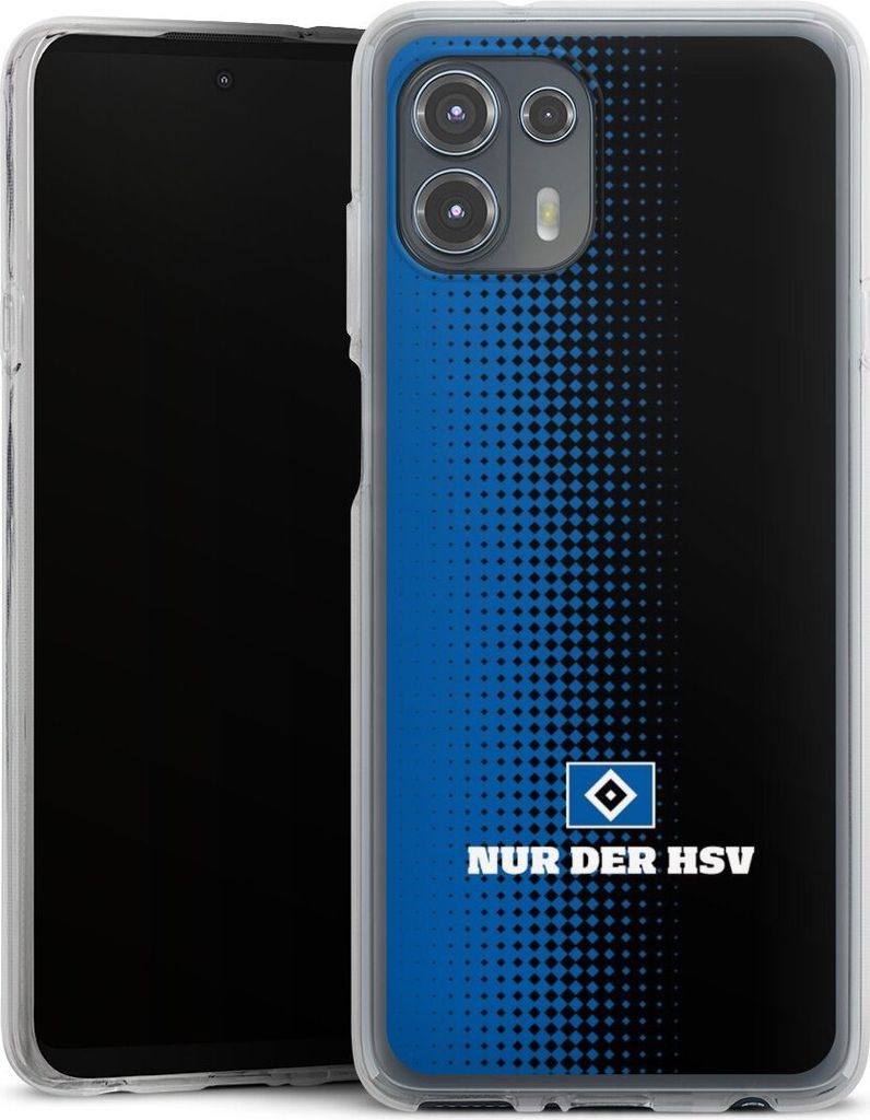 DeinDesign Handyhülle für Motorola Moto Edge 20 Lite Silikon Hülle Case Smartphone Schutzhülle HSV Logo Offizielles Lizenzprodukt