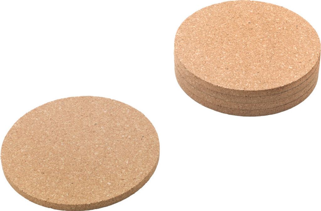 METALTEX 569831000 Glasuntersetzer 6er Set Ø 9 cm, Kork