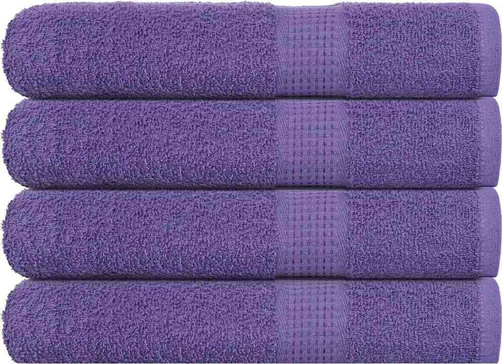 Saunatücher FROGN 4 Stk. Lila 80x200 cm 360 g/m²