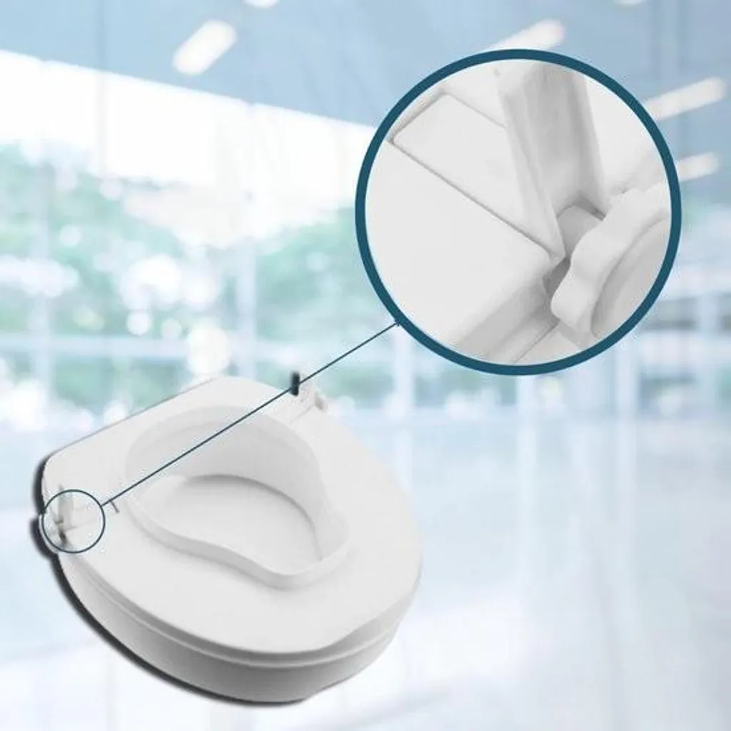 Rehausse WC 10 cm pour seniors - Évitez les douleurs au lever et coucher