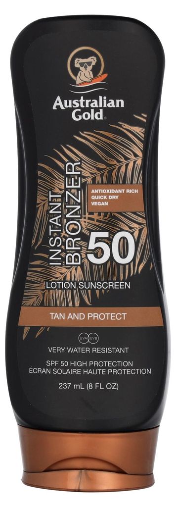 Austrálske zlaté mlieko na opaľovanie s bronzerom SPF50 Obrázok produktu 