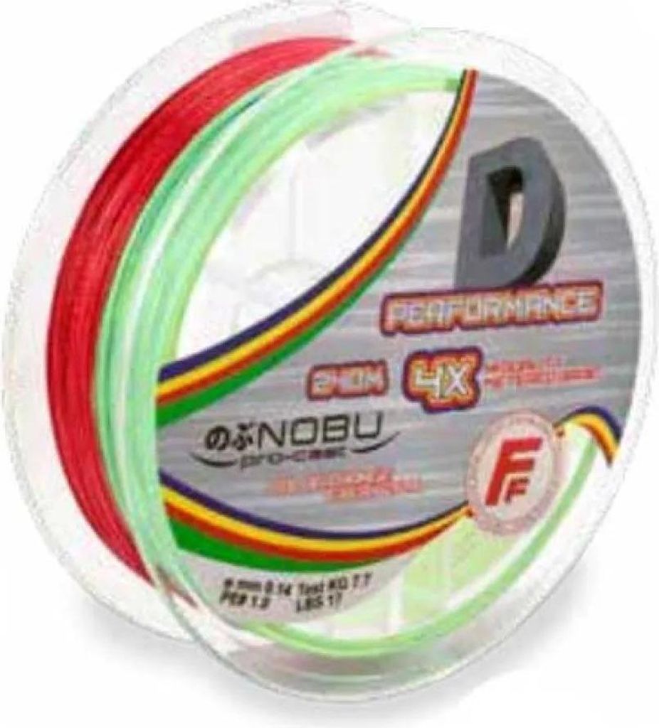 Fishing Ferrari Nobu D Performance 4x Geflochtene Schnur 240 M Durchsichtig 0.250 mm Durchsichtig 0.250 mm
