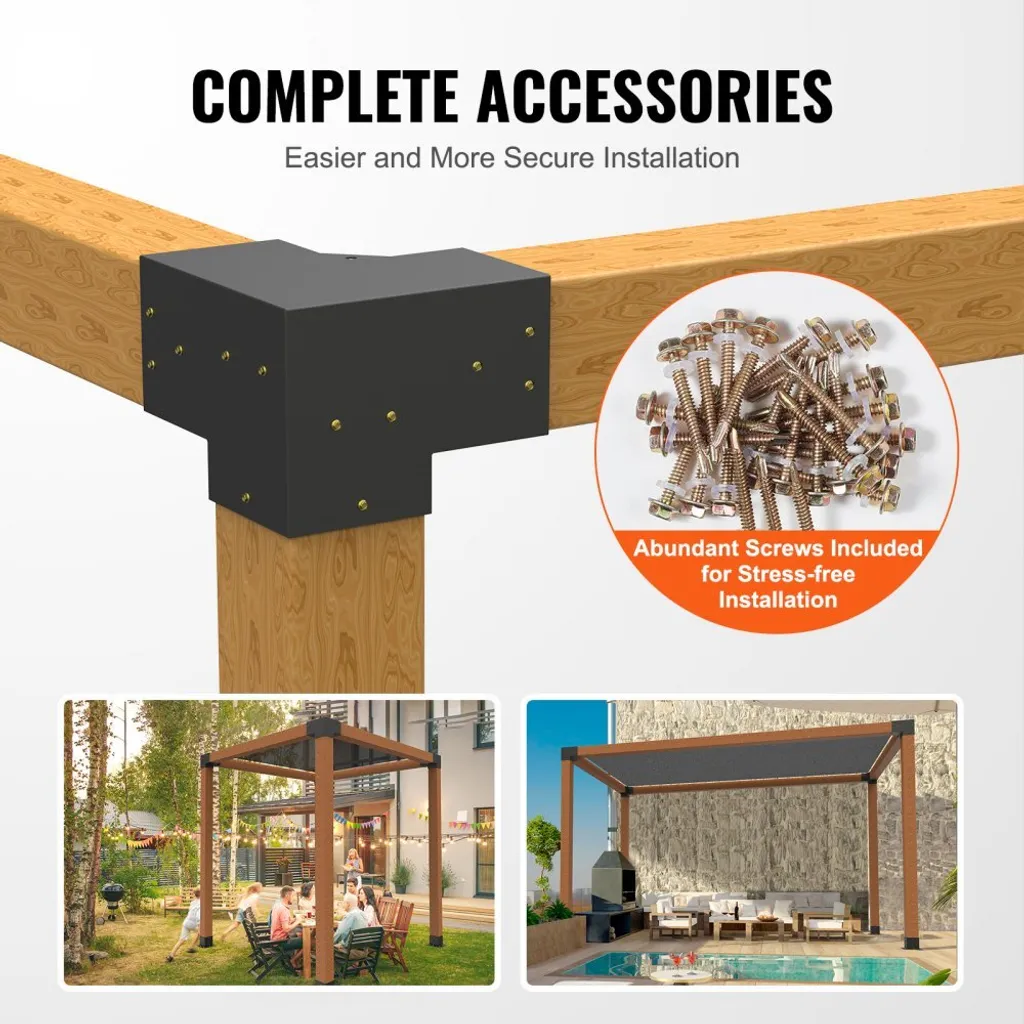 Connecteur de pavillon de jardin pour assemblage de structure de botte