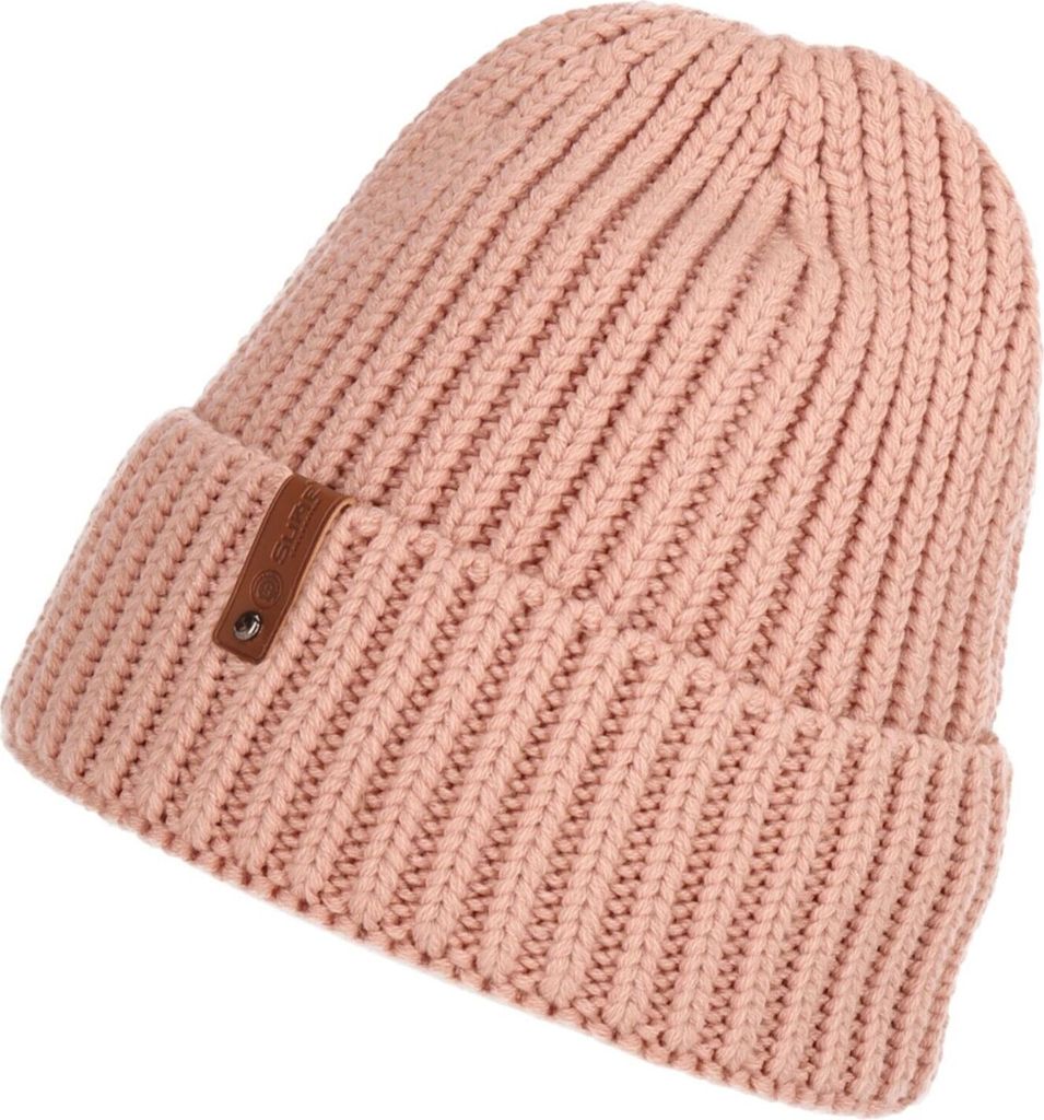 Wintermütze weicher Warmer Beanie Mütze Strickmütze Herren Damen Uni Rosa