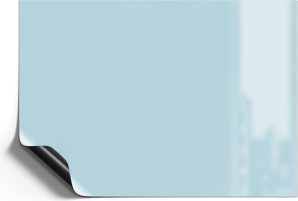 DEQORI Magnetmatte Universal 42x30 cm (A3) 'Cyan' Magnetfolie Kalender Planer Kühlschrank