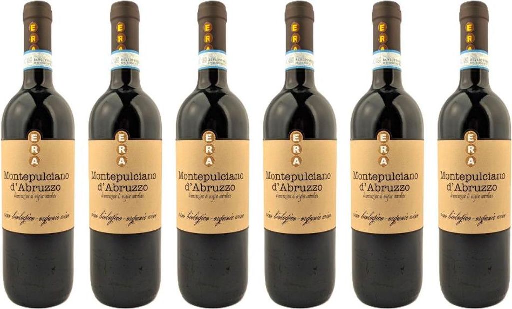 6x Era Montepulciano d’Abruzzo Rotwein 13% Vol. 0,75L - Produktbild 