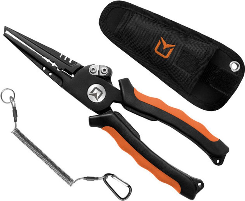 DELPHIN Zange PROFISET, Zubehörzange, 18cm, schwarz-orange, 101000764