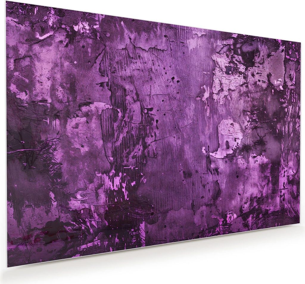 Glasbild 120x80cm in XXL für Wohnzimmer, Schlafzimmer Motiv Abstrakte Wand