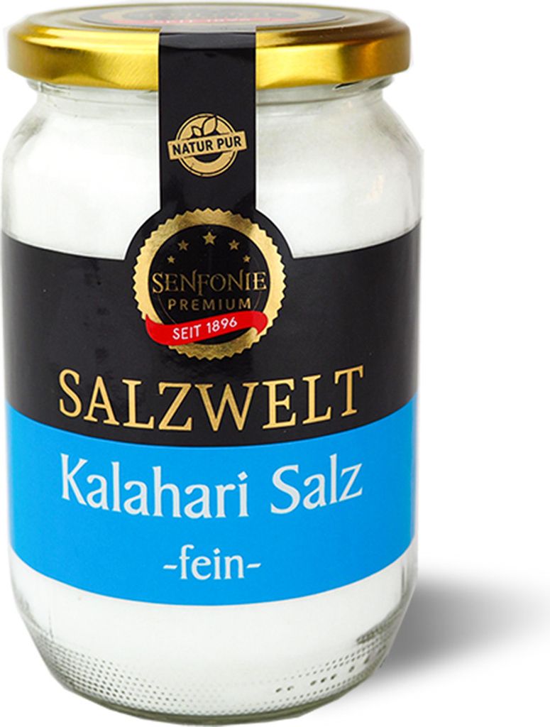 Kalahari Salz - fein, 900 g Glas