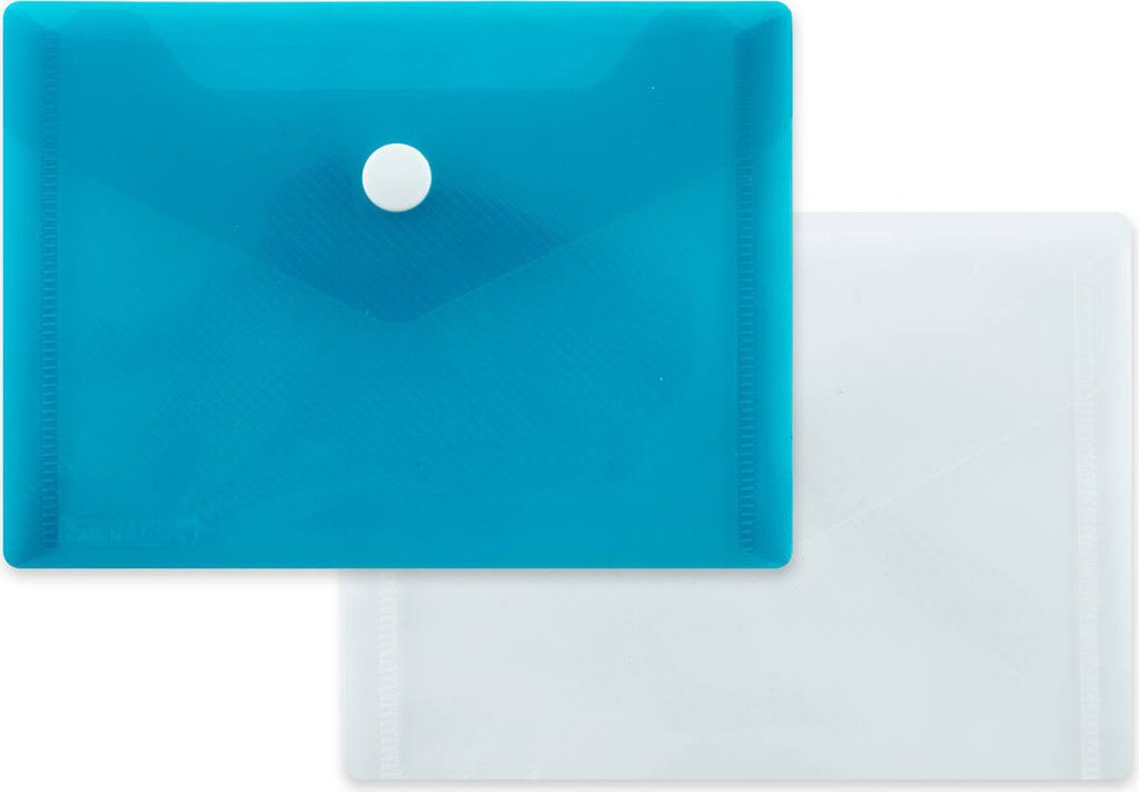 Dokumententasche DIN A7 14,5 x 10,5 cm 1 Stück 2 Farben PP-Material
