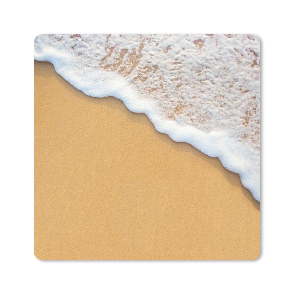 MuchoWow Mauspad Mousepad Strand - Wasser - Meer - Tropisch - Sommer 20x20 cm - Mousepads - Maus Mat - Pad - Mausunterlage - Desk Mat - Bureauart...