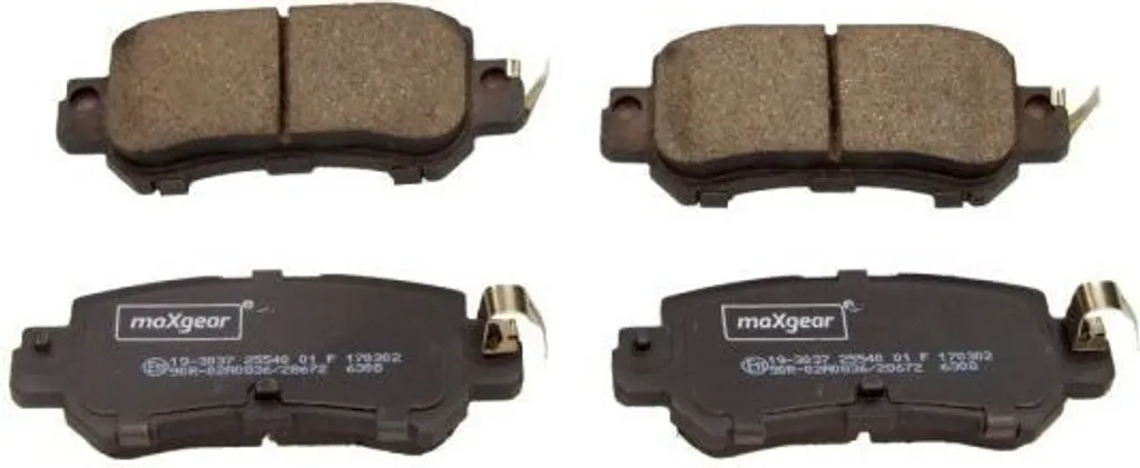 Plaquettes de frein arrière MAXGEAR 19-3037 OE DAY32648Z pour CX-3 CX-5