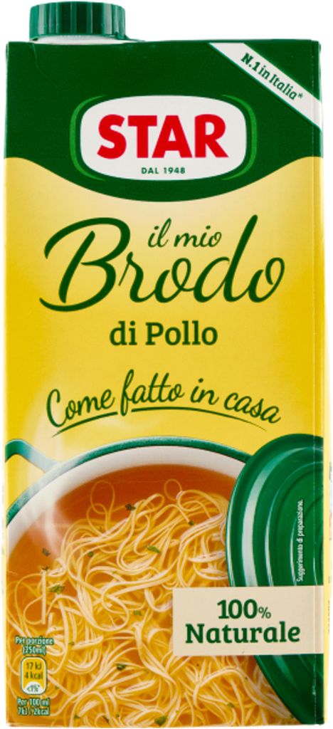 Bouillon de poulet « il mio Brodo di Pollo » 1 l - Star Image du produit 