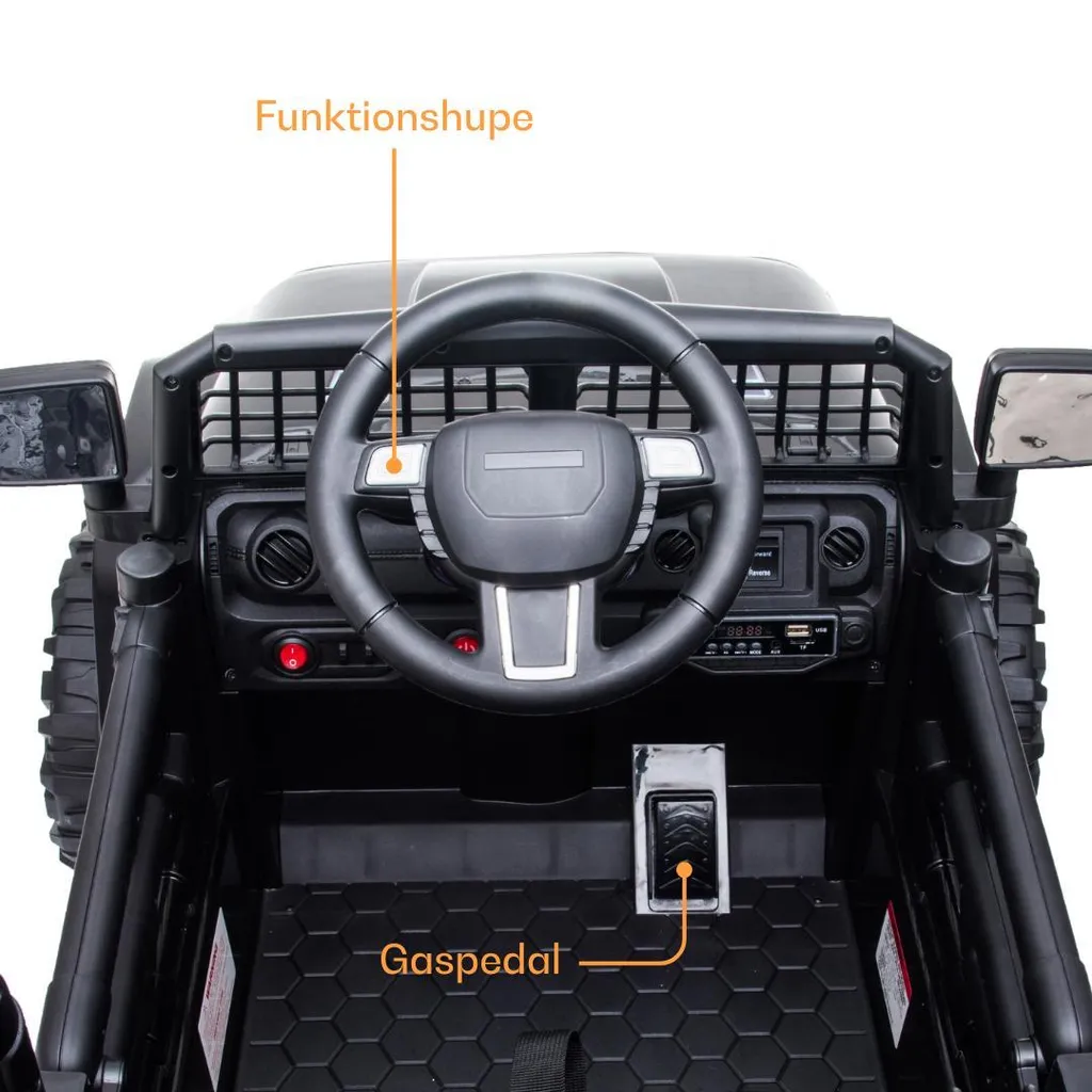 Véhicule Électrique Enfant Sécurisé - Jeep 12V avec Télécommande