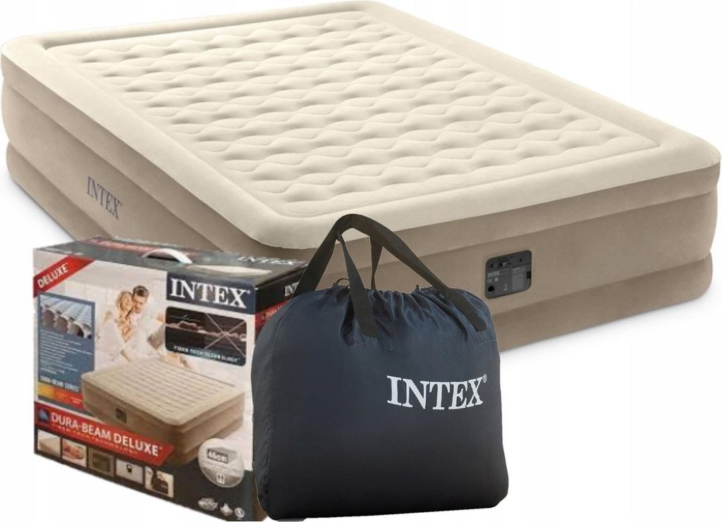 Materac dmuchany Air Bed Ultra Plush Queen,  z wbudowanym Zdjęcie produktu 