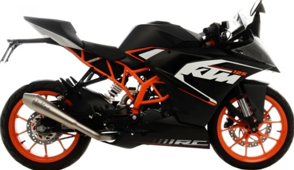 Échappement LeoVince KTM RC 125 : Son sport et design inox homologué