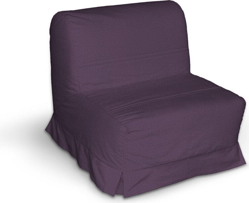 Dekoria Bezug für Lycksele Sessel mit Kellerfalten, violett, Bezug für Lycksele Sessel